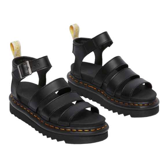 Dr. Martens Shoes - New Dr. Martens Vegan Blaire Felix Gladiator Sandals Black Size 9